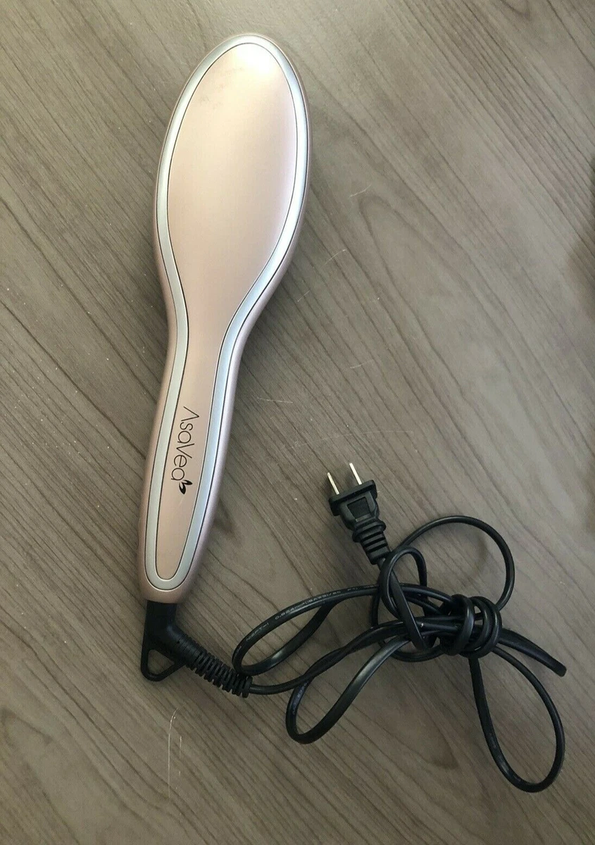 ASAVEA HAIR STRAIGHTENER BRUSH 3.0 ROSE GOLD EUC