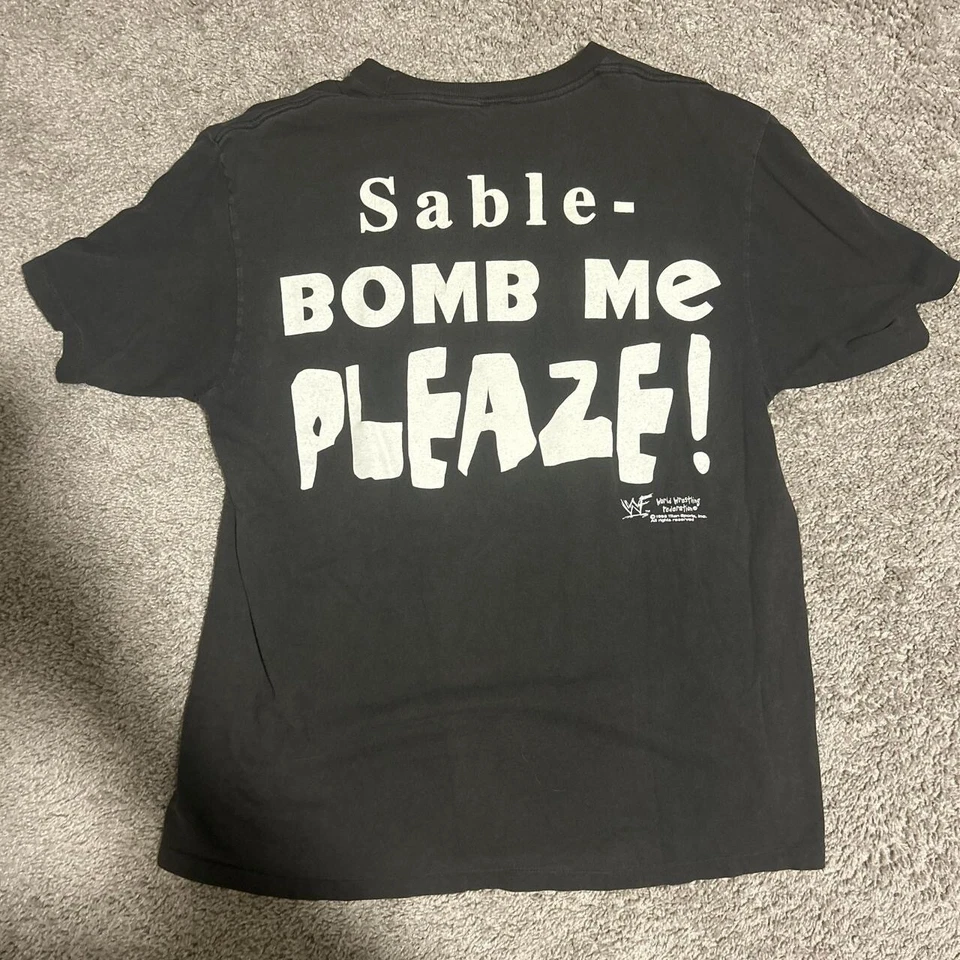 Camisa Sable Súper Rara 1998 WWF, Una De Las Camisas Sable Más Geniales 23w 29L Foto 2 de 4