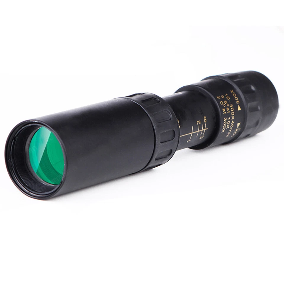 Portable 10-300X40mm Super Telephoto Zoom Monocular Telescope With Tripod + Clip - Image 2 of 4