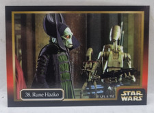 1999 Ikon Australia  STAR WARS Episode 1  Trading Cards  #38  Rune Haako