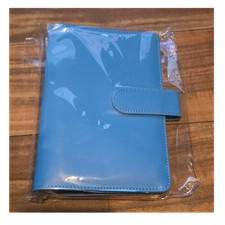 Blue A5 Binder w/ Strap Snap Closure
