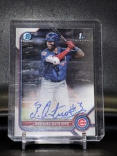 2022 Bowman Chrome Prospects Autographs Ronnier Quintero #CPA-RQT
