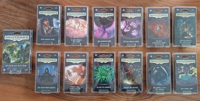 13 x Arkham Horror: LCG Erweiterungen NEU & OVP 
