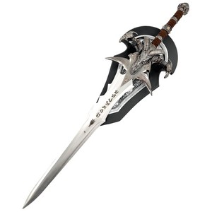 Frostmourne Lich King Arthas Decorative Blunt Sword Replica with Plaque
