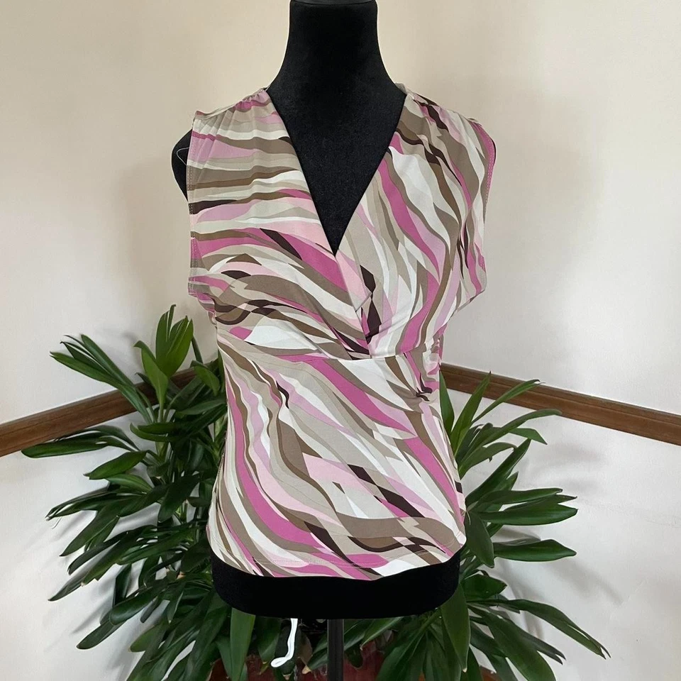 Top envolvente vintage Y2K años 90 Mixit para mujer M ropa de club caprichoso hada grunge indie Foto 2 de 4