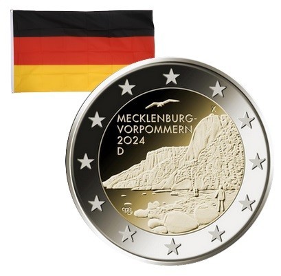 2 Euros commémorative Allemagne Mecklembourg 2024