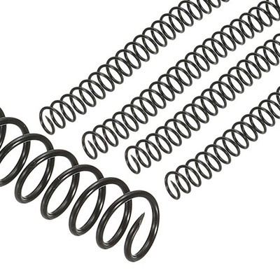 13mm(1/2'') Spiral Binding Coils, 50 Pcs Spirals 105 Sheet Capacity, Black
