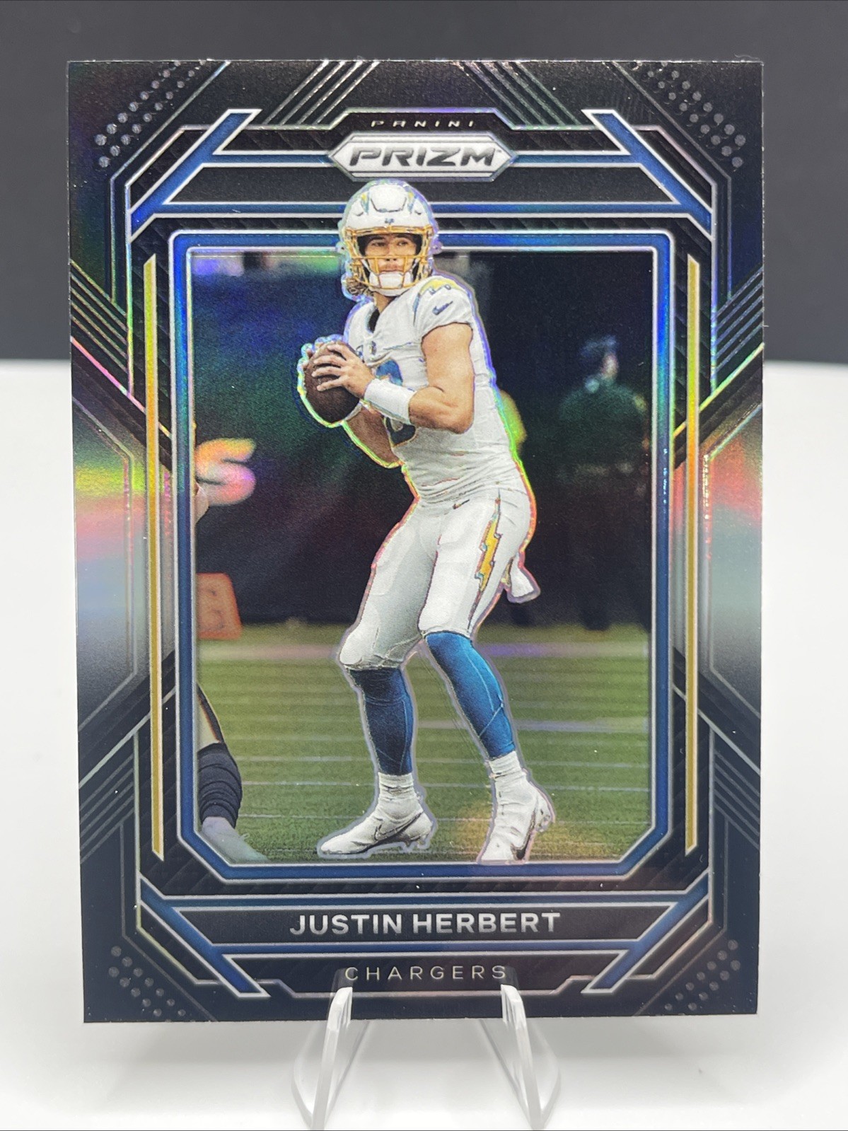 Justin Herbert 2022 Panini Chronicles Prizm Black #PB-5 LOS ANGELES CHARGERS