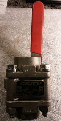 Worcestor 1 H446666YBSE V77 R8 Series 44 Stainless Steel Ball Valve New