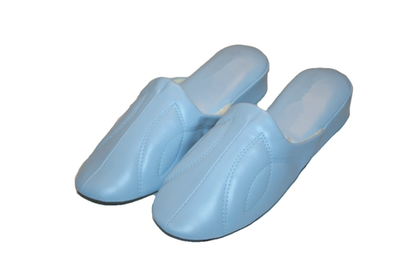 #ad Womens Close Toe Soft Vinyl House Slippers Lt Blue Beige Pink White 6 11 $12.98