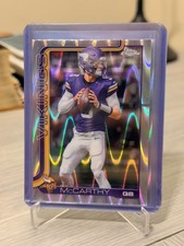 2025 Topps Chrome RayWave Refractor - J.J. McCarthy #199