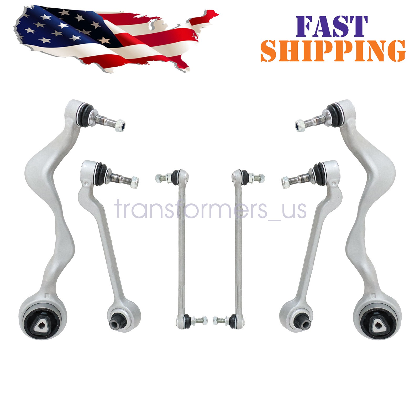 6PCS Fit For BMW 328i 325i 330i 335i 128i 135i X1 E90 Front Control Arms Kits