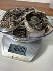 Bulk Lot 1600g 925/Sterling Vintage/Modern Jewelry - Rings Earrings Bracelets Ne