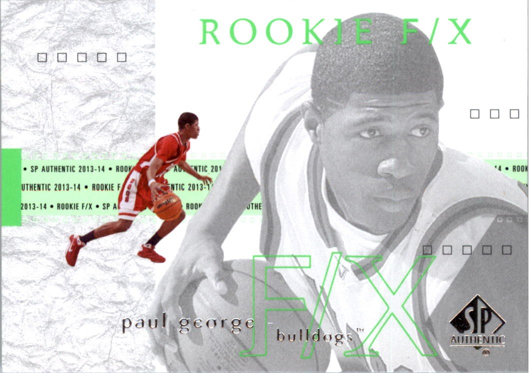 Paul George #78 Basketball Cards 2013 SP Authentic trading card — raw and PSA graded price guide