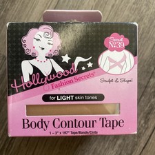 Hollywood Fashion Secret Breast Body Contour Tape Light Skin Tone 1-3  x 197  