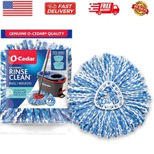 EasyWring RinseClean Spin Mop Microfiber Refill, 1-Pack, Blue