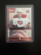 13-14 Panini Select Raphael Diaz Auto Youth Explosion Montreal Canadiens SP