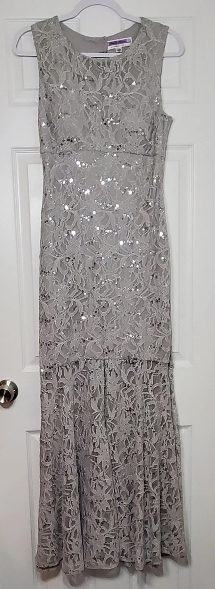 Lace Silver Bridesmaid Dresses for sale | eBay