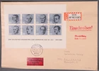 MayfairStamps Germany 1965 German Resistance Anniversary Souvenir Sheet Cover aa
