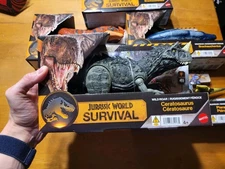 Jurassic World Survival Wild Roar CERATOSAURUS Park Dinosaur Mattel