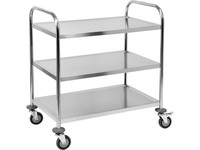 Servierwagen, KüChenwagen, AbräUmwagen 3 BöDen 860X530X950Mm Edelstahl