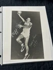 CLIFF HAGAN ST. LOUIS HAWKS SIGNED AUTHENTIC 8x10 PHOTO w/COA NBA HOF LEGEND
