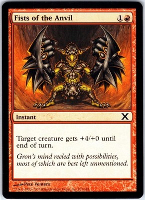 Fists of the Anvil 201 C 10th Edition Magic the Gathering MTG LP
