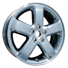 17x7 5 Spoke New Aluminum Wheel Cladded Cladded Chrome 560-06584