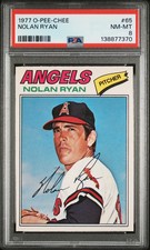 1977 O-Pee-Chee #65 Nolan Ryan Angels PSA 8