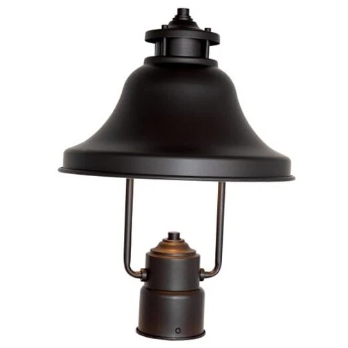  31336-BZ Bayport-DS Post Lanterns, Bronze  15.25in H Brown - Picture 1 of 7