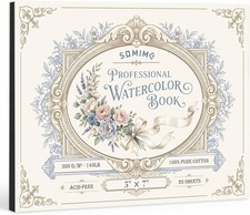 5x7 Watercolor Paper Pad, 20 Sheets 140lb/300gsm Cold Pressed Paper