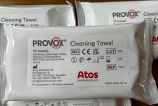 1️⃣0️⃣Packs 100  CLEANING TOWEL ETHANOL CHLORHEXEDINE SPUNLACED TISSUE BTC2125