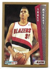 TRACY MURRAY 1992-93 FLEER ROOKIE CARD NEAR MINT+ CONDITION. rookie card picture