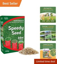Natural 1.4kg Grass Seed - Weather Ready, Perfect for Overseeding and New Lawns 18.56 per kilo