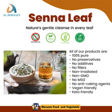 Senna Leaf 100g Cut Sifted Dried Sen Leaf Herbal Tea, Natural Loose Leaf