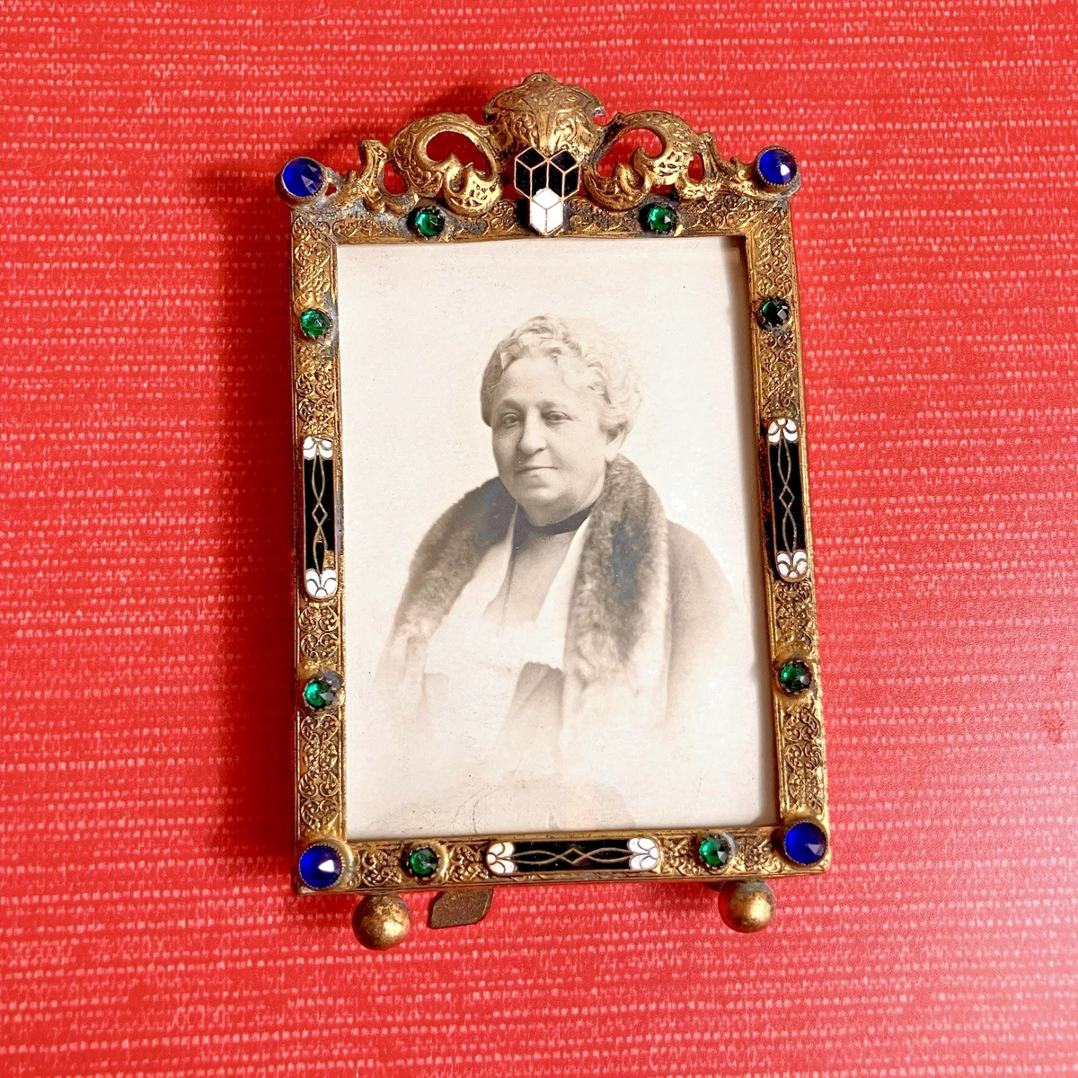 Antique Jeweled Picture Frame In Antique Picture Frames for sale