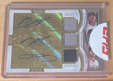 2018 Topps Triple Threads Triple Auto Relic Devers Pedroia Sale /27 Red Sox