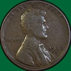 1933-D Lincoln Wheat Cent Fine F Coin #35839