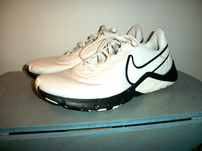 Nike Legend Essential 2 Premium CZ3668-100 Women's sz 8.5 Shoes Sail Black White