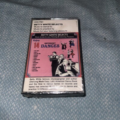 BETTY WHITE SELECTS 14 DIFFERENT DANCES (cassette) for Dance Class, Instruction