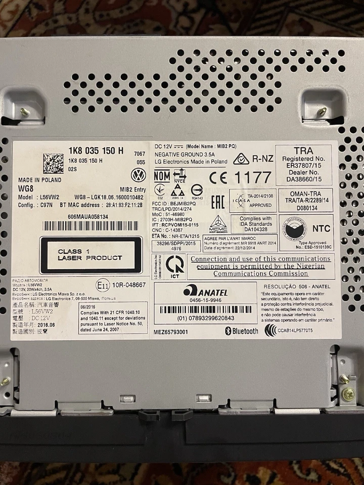 VW ORIGINAL Radio - Bild 2 von 3