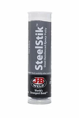 J-B GLUE Genuine J-B Weld SteelStik Steel Reinforced Repair Epoxy Glue Putty Filler Stick
