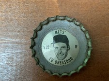 1967 New York Mets Baseball Coke Cap Ed Bressoud V29