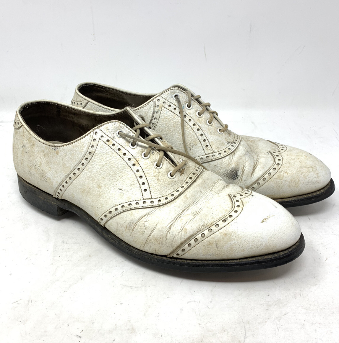 FootJoy class ホワイト　中古 RARE 1980's Footjoy FJ's Mens Golf Shoes 59105 White 12B