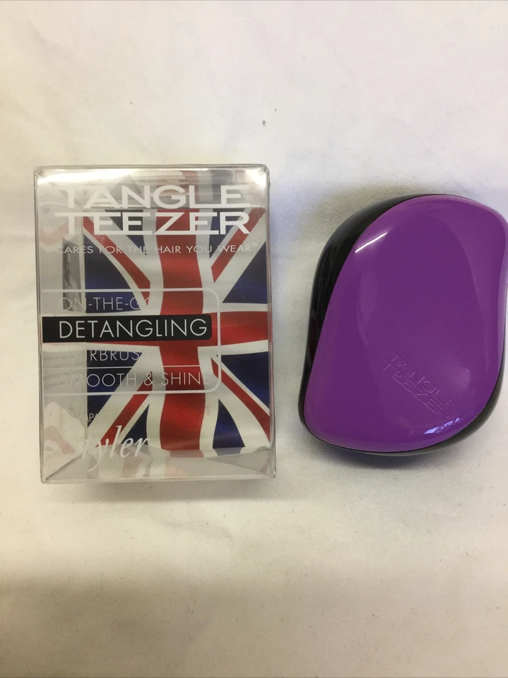Cepillo de estilo compacto Tangle Teezer púrpura franqueo rápido gratuito 🙂 🙂 🙂 🙂 🙂 Foto 2 de 4