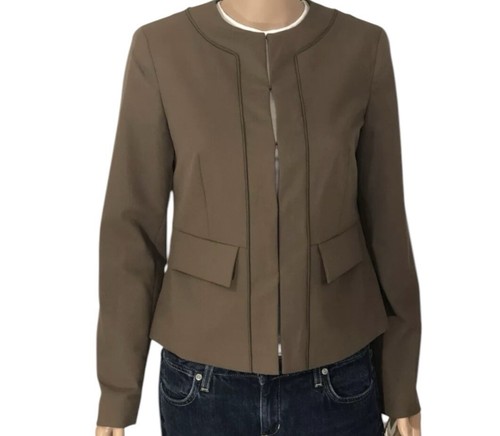 Doncaster Brown Jacket Sz 14 Blazer Full Zip With Matching Undershirt. $Msrp 520 - Picture 7 of 9
