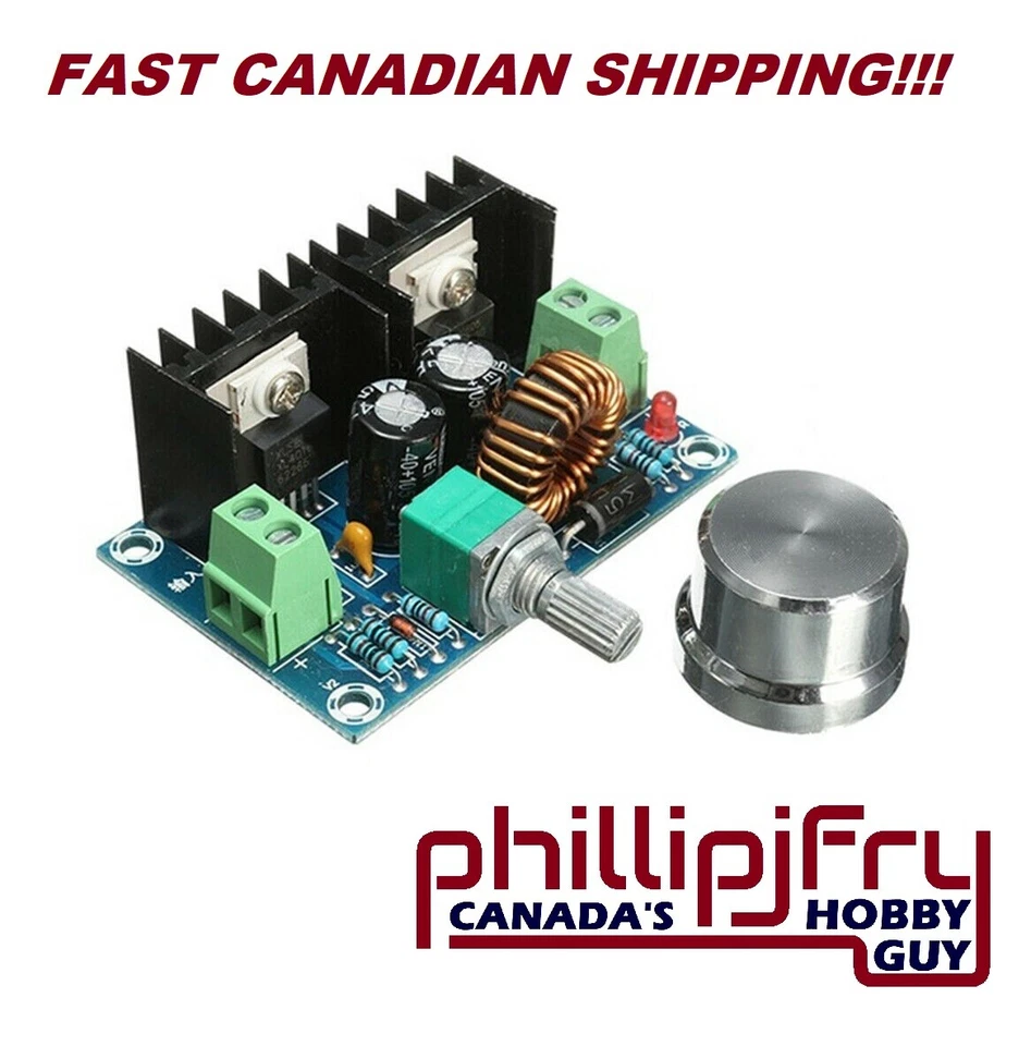 XH-M401 DC 4V-40V to 1.25-36V Buck Converter Adjust Step Down Module 200W 8A - Image 2 of 4