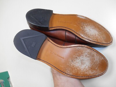 Allen Edmonds Mens Cody Tassel Loafer Dress Shoes Brown Slip  display picture 1