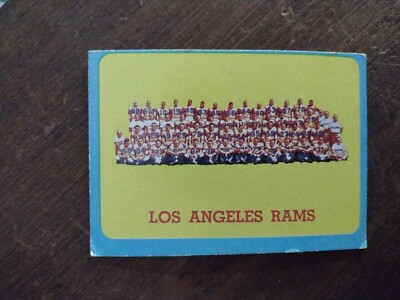 1963 Topps #48 Los Angeles Rams Team Card NO CREASES | eBay