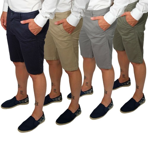 Bermuda Uomo Cotone Jeans Pantaloncini Pantaloni Corti Tasca America Slim  Shorts | eBay